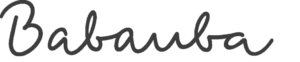 babauba logo verkleinert und schwarz